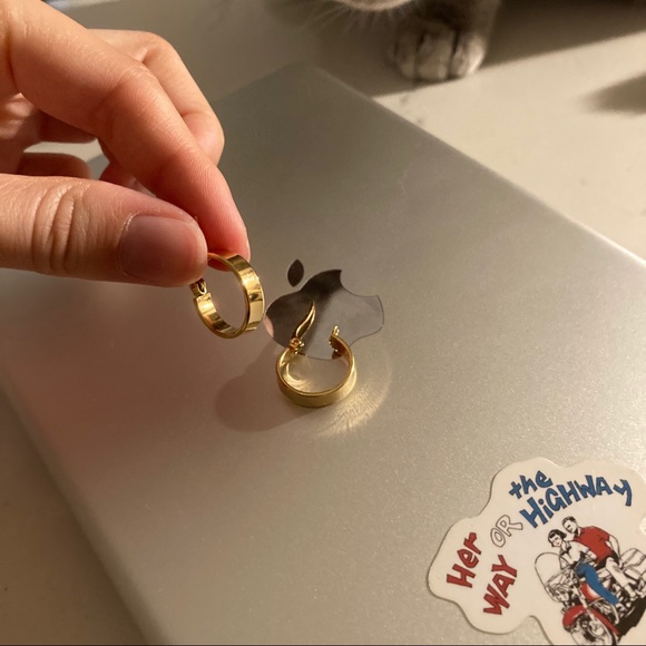 Gold Hoops - Picture 10 of 14